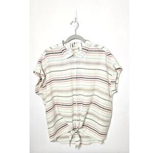 Women’s Weatherproof Vintage striped blouse. Size XL